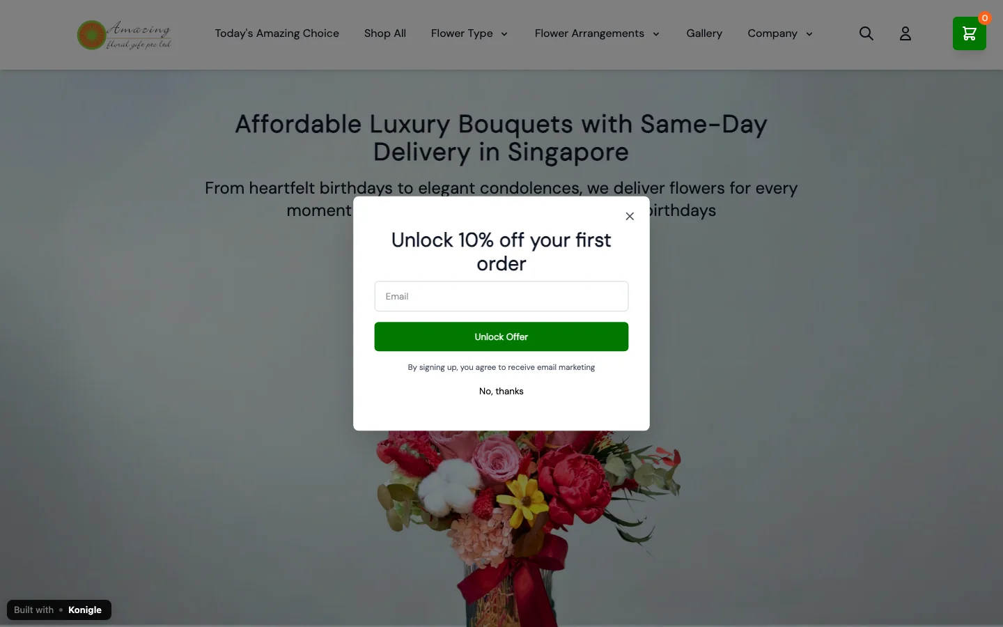 Flower Shops are selling online with Hostbento